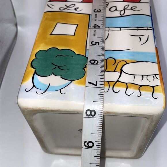 Boston Warehouse Trading Corp. Vintage Colorful Ceramic Bistro Kitchen Canister - Picture 6 of 16